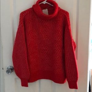 A New Day Red Turtleneck Sweater - NWT